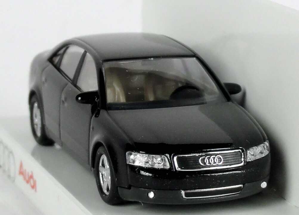 Foto 1:87 Audi A4 3.0 quattro (B6) ebonyschwarz-met. (kleine Verpackung)Werbemodell Busch 5010004142
