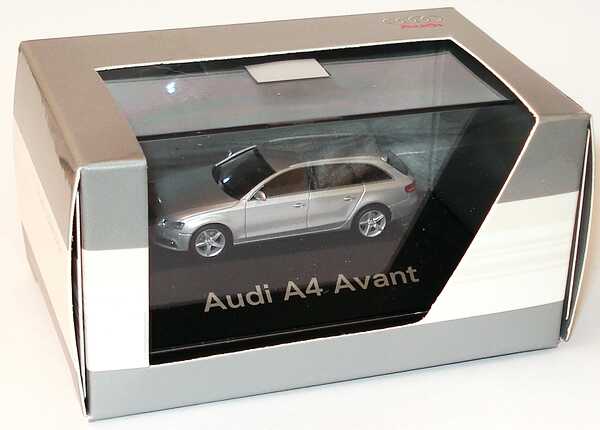 Audi A4 Avant B8 eissilber-met. - Werbemodell - herpa 5010804212