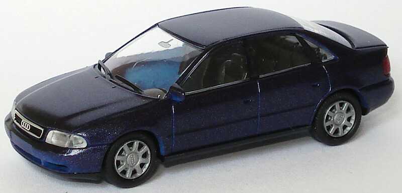 Foto 1:87 Audi A4 (B5) dunkelblau-met. Rietze 20650