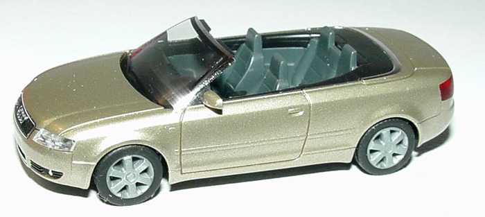 Foto 1:87 Audi A4 Cabrio 3.0 champagner-met. herpa 033060