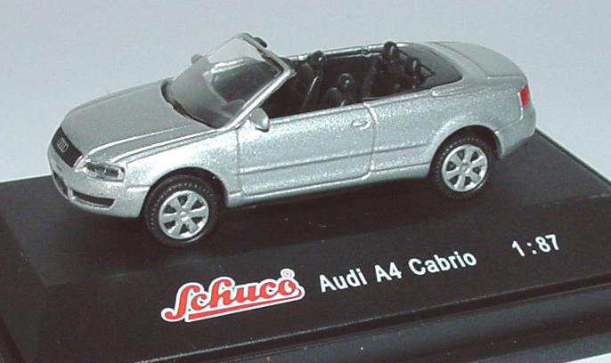 Foto 1:87 Audi A4 Cabrio 3.0 silber-met. Schuco 21687