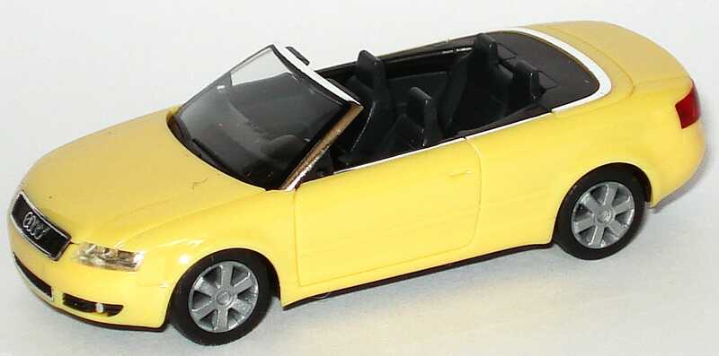 Foto 1:87 Audi A4 Cabrio 3.0 tucangelb herpa 023061