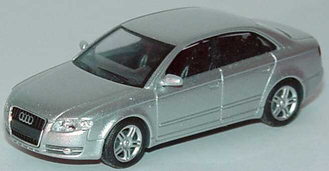 Foto 1:87 Audi A4 (Facelift 2004) lichsilber-met. Busch 501.04.041.12
