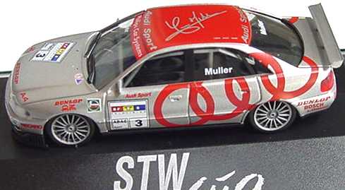 Foto 1:87 Audi A4 STW 1997 Audi Sport Nr.3, Muller herpa 037389