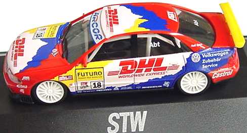 Foto 1:87 Audi A4 STW 1998 Abt, DHL Nr.18, Abt herpa 037662