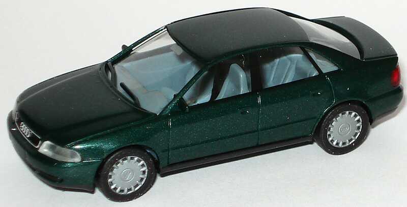 Foto 1:87 Audi A4 (B5) dunkelgrün-met. herpa 032490