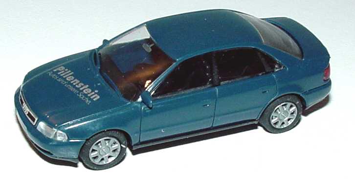 Foto 1:87 Audi A4 (B5) dunkelpetrolblau Pillenstein - Autos sind unsere Sache Rietze