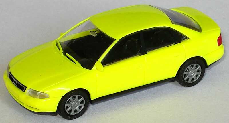 Foto 1:87 Audi A4 (B5) neongelb Rietze 10650