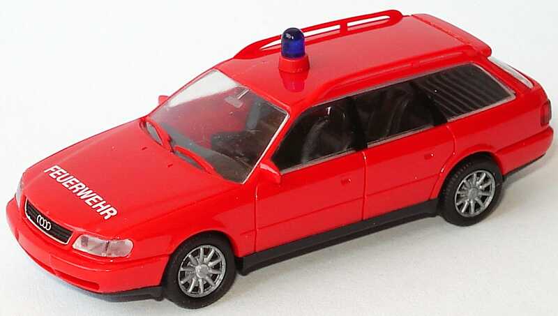 Foto 1:87 Audi A6 Avant (C4) Feuerwehr, rot Rietze