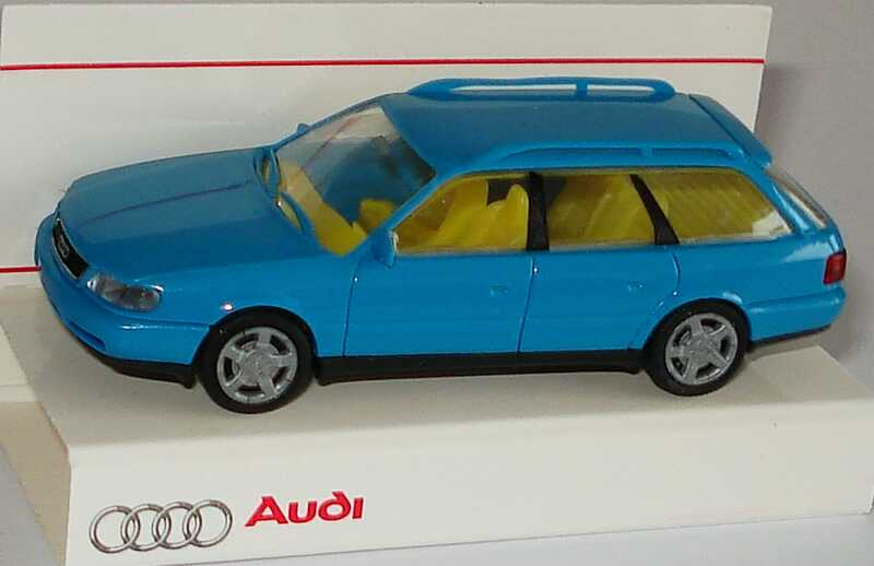 Foto 1:87 Audi A6 Avant (C4) türkisblau Werbemodell Rietze