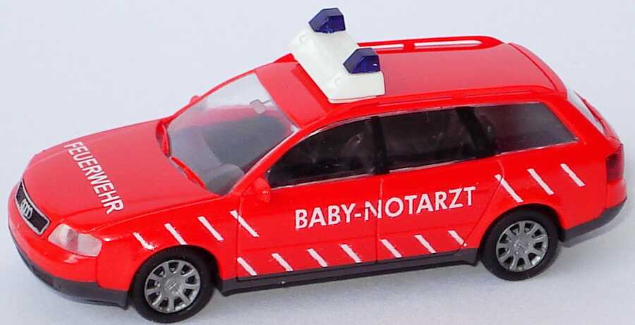 Foto 1:87 Audi A6 Avant (C5) Feuerwehr Baby-Notarzt Rietze