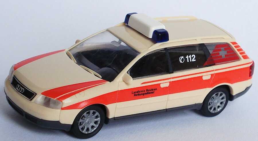 Foto 1:87 Audi A6 Avant (C5) NEF Rettungsdienst Landkreis Bautzen Rietze 50938