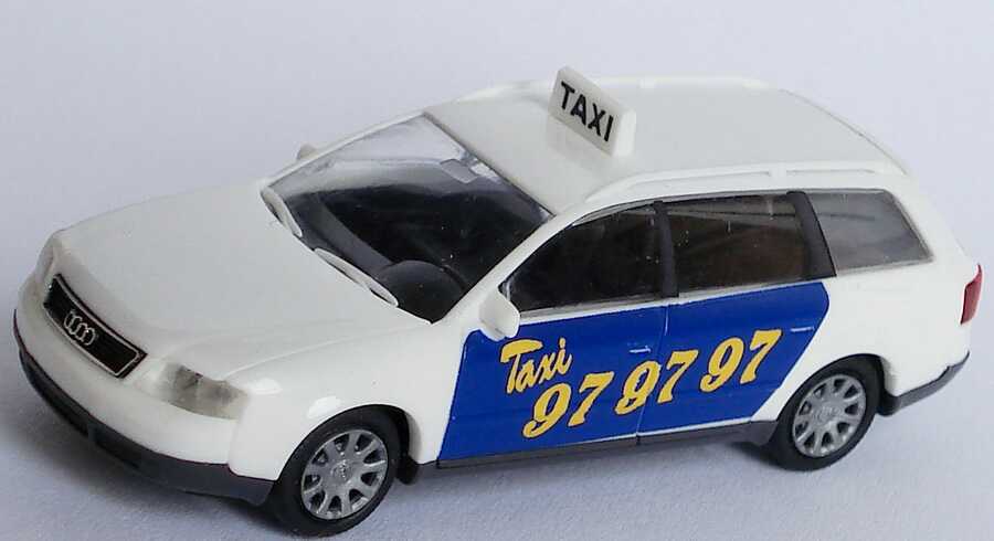 Foto 1:87 Audi A6 Avant (C5) Taxi Schweden Taxi 97 97 97 Rietze 30673