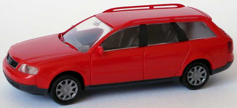 Foto 1:87 Audi A6 Avant (C5) rot Rietze 10930