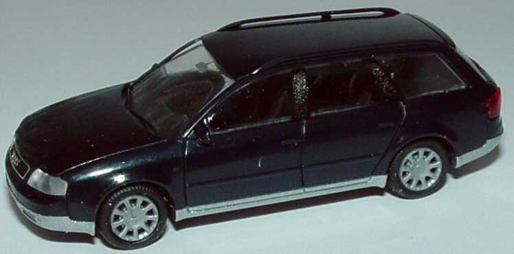 Foto 1:87 Audi A6 Avant (C5) schwarz, Unterbau silber-met. Rietze 10930