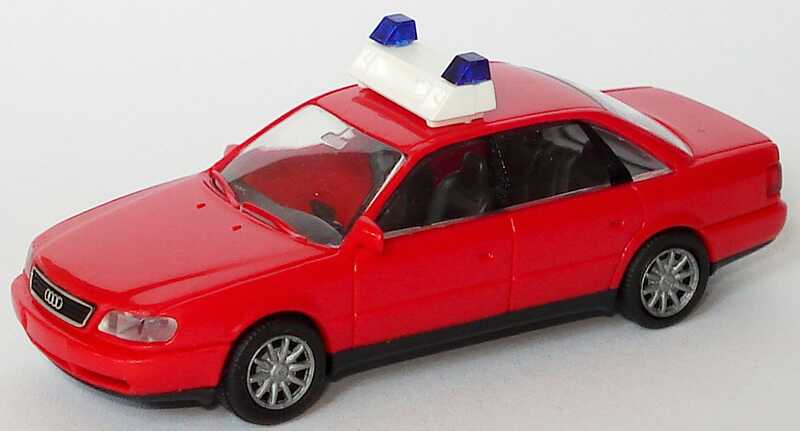 Foto 1:87 Audi A6 (C4) Feuerwehr rot Rietze