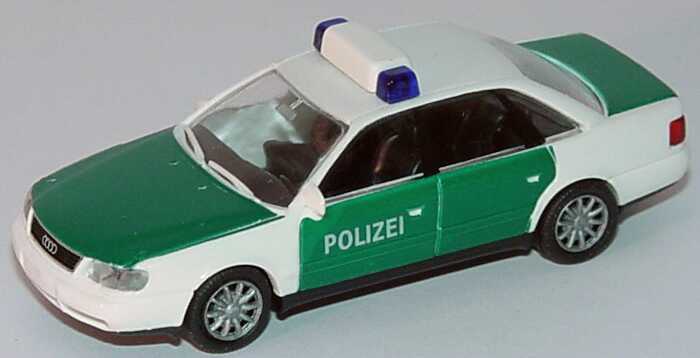 Foto 1:87 Audi A6 (C4) Polizei grün/weiß Rietze 50660