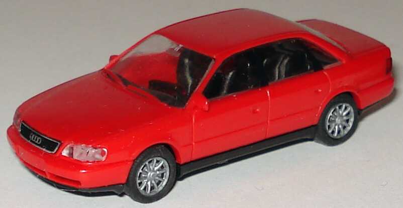 Foto 1:87 Audi A6 (C4) rot Rietze 10660