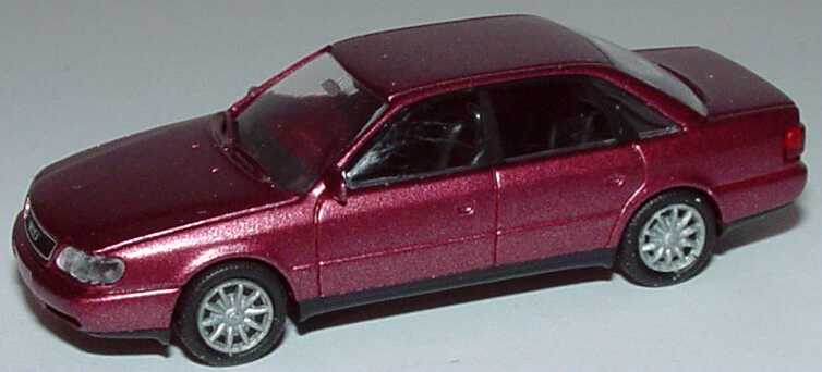 Foto 1:87 Audi A6 (C4) weinrot-met. Rietze 20660