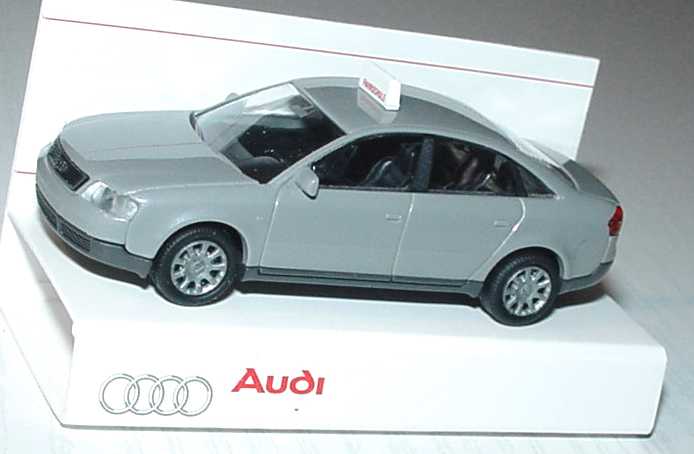 Foto 1:87 Audi A6 (C5) Fahrschule silbergrau-met. Werbemodell Rietze 20000000060