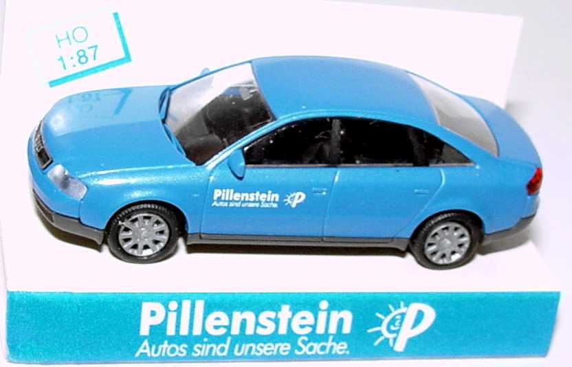 Foto 1:87 Audi A6 (C5) azurblau-met. Pillenstein - Autos sind unsere Sache Rietze