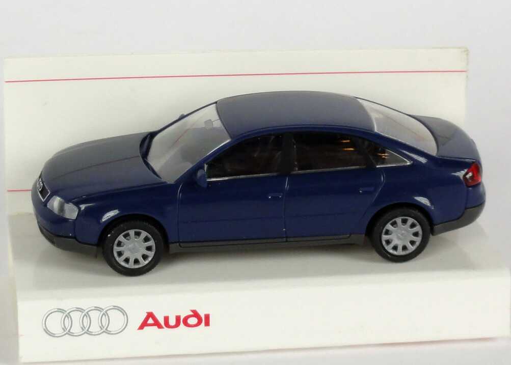 Foto 1:87 Audi A6 (C5) dunkelblau Werbemodell Rietze