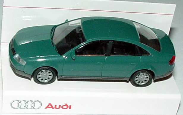 Foto 1:87 Audi A6 (C5) jaspisgrün-met. Werbemodell Rietze