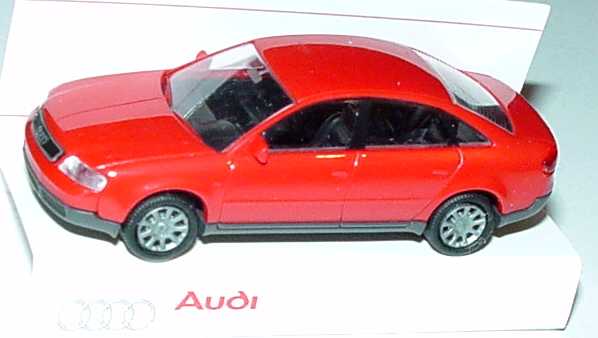 Foto 1:87 Audi A6 (C5) rot Werbemodell Rietze