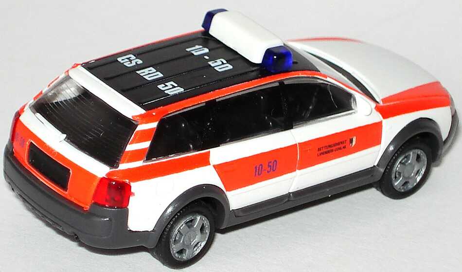 Foto 1:87 Audi A6 allroad quattro (C5) NEF Rettungsdienst Landkreis Goslar, 10-50, GS RD 50 Rietze 51100