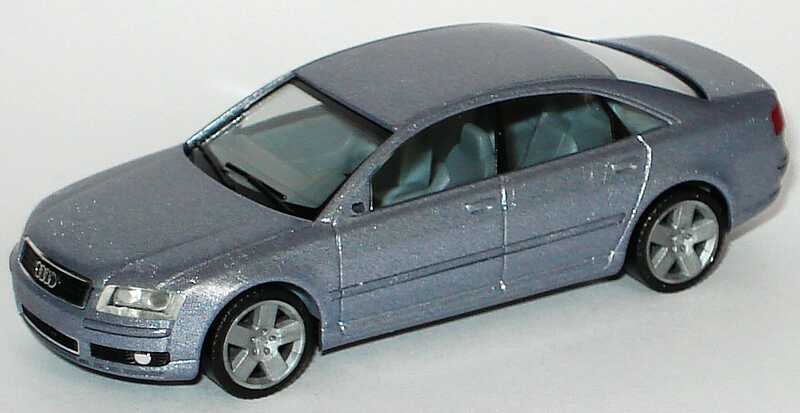 Foto 1:87 Audi A8 Mod. 2003 grau-met. herpa 033138