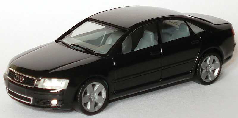 Foto 1:87 Audi A8 Mod. 2003 schwarz herpa 023139