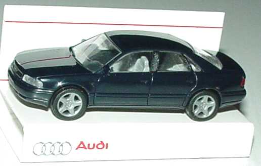 Foto 1:87 Audi A8 (D2) dunkelblau Werbemodell Rietze 2000000020003