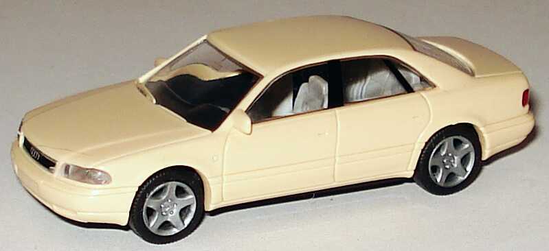 Foto 1:87 Audi A8 (D2) hellelfenbein Rietze 10590