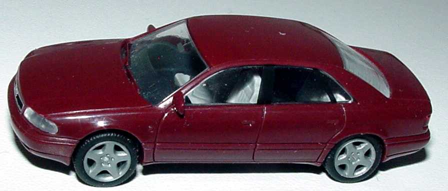 Foto 1:87 Audi A8 (D2) weinrot Rietze 10580