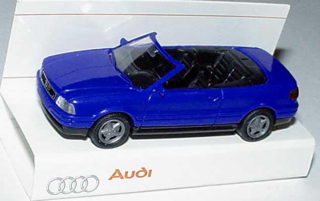 Foto 1:87 Audi Cabrio blau Werbemodell Rietze 20000000052005