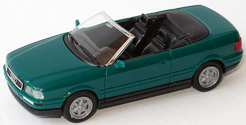 Foto 1:87 Audi Cabrio dunkelgrün herpa 021074