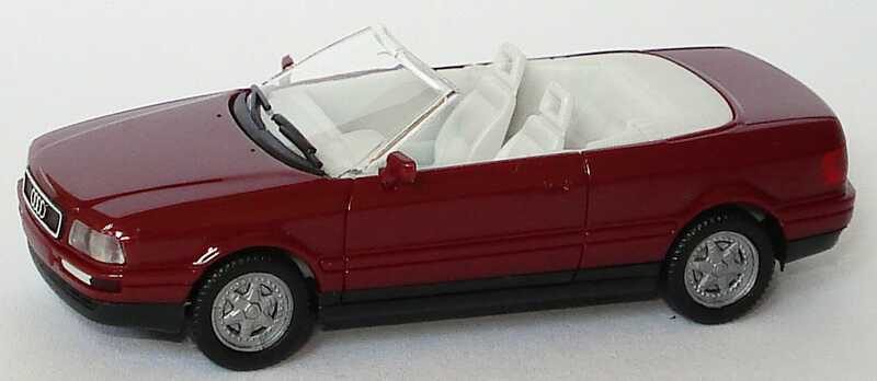 Foto 1:87 Audi Cabrio dunkelweinrot herpa 021074