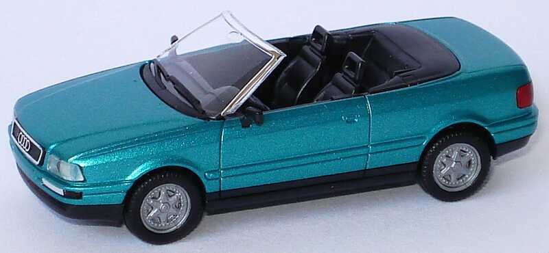 Foto 1:87 Audi Cabrio lagunengrün-met. herpa 031073