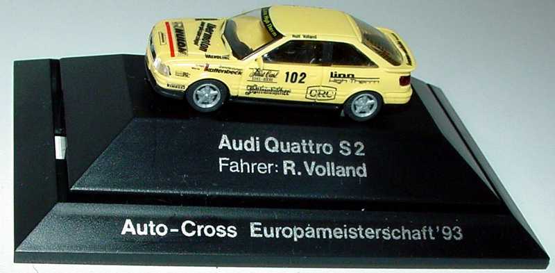 Foto 1:87 Audi Coupé S2 Thermoton, Nulon Nr.102 R. Volland (Auto-Cross EM ´93) Rietze 30341