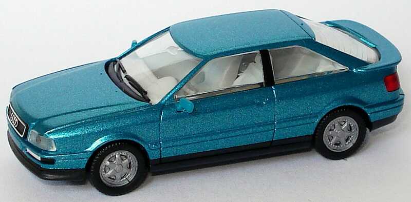 Foto 1:87 Audi Coupé lagunenblaumet., IA weiß herpa 031080