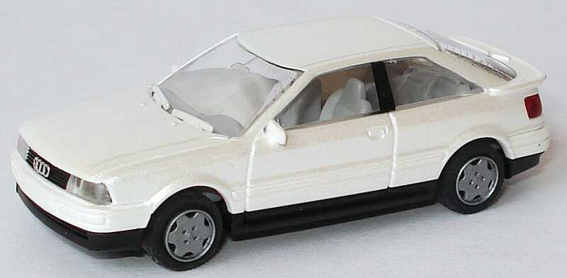 Foto 1:87 Audi Coupé perlmuttweiß-met. Rietze