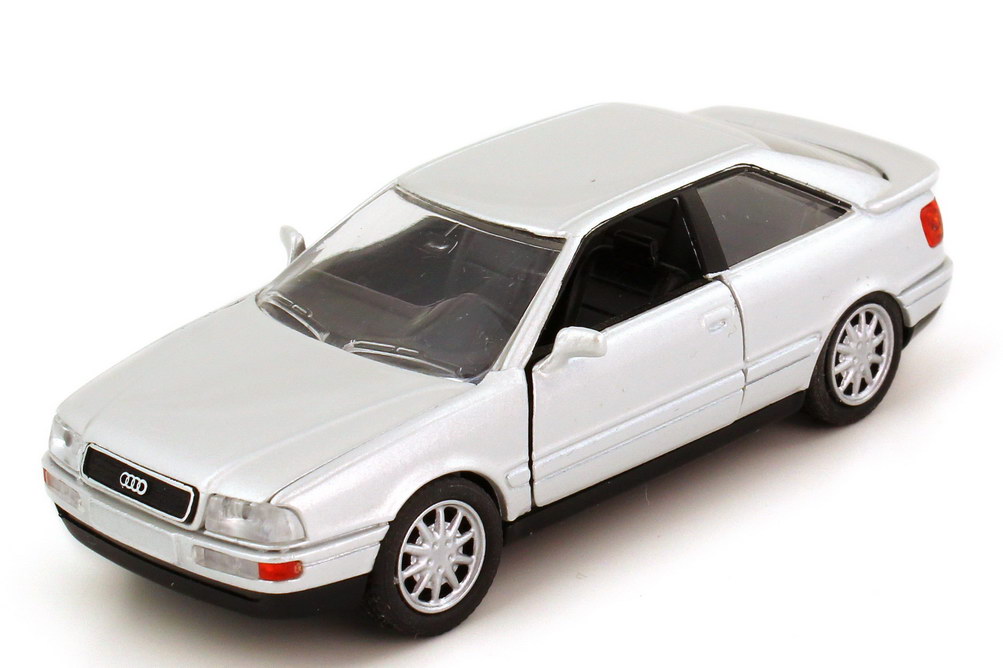 Foto 1:43 Audi Coupé quattro 1991 (Typ B3 Facelift) silber-met. - Schabak