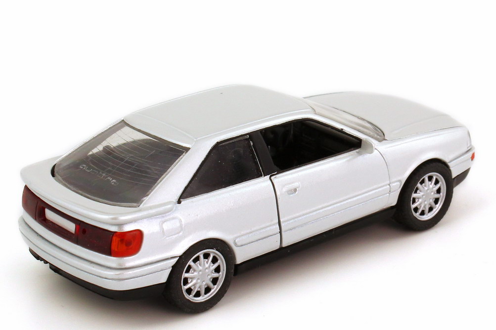 Foto 1:43 Audi Coupé quattro 1991 (Typ B3 Facelift) silber-met. - Schabak