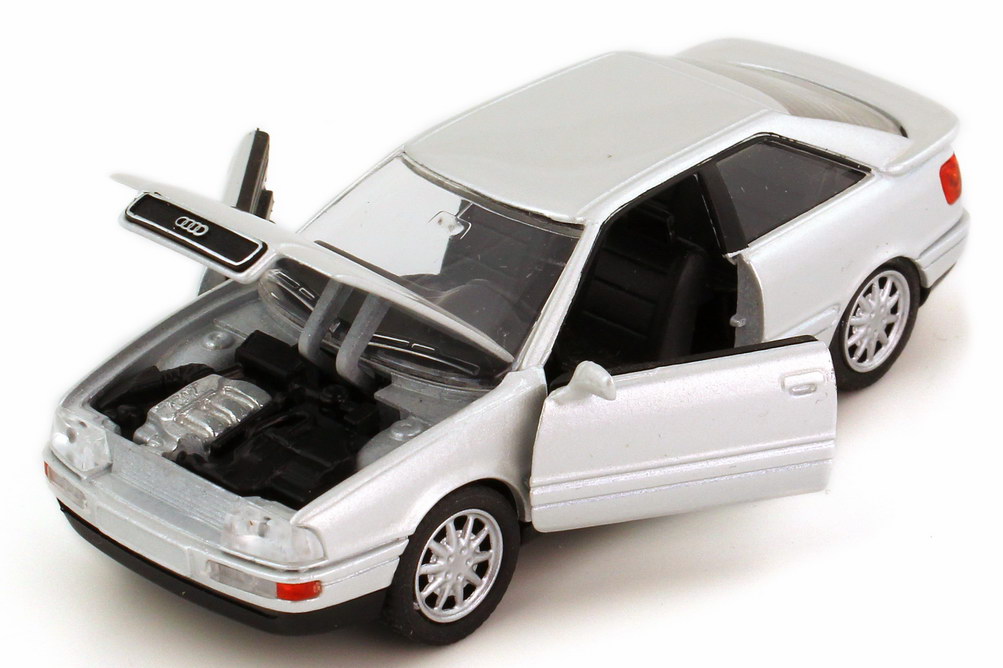 Foto 1:43 Audi Coupé quattro 1991 (Typ B3 Facelift) silber-met. - Schabak