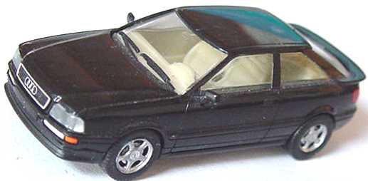 Foto 1:87 Audi Coupé schwarz (oV, gesupert) herpa 021081