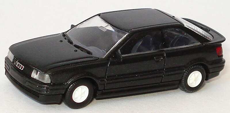 Foto 1:87 Audi Coupé schwarzmet., Felgen weiß Rietze 20300