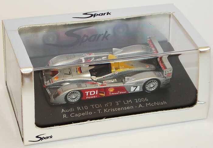 Foto 1:87 Audi R10 TDI 24h von Le Mans 2006 Nr.7, Capello/Kristensen/McNish Spark 87S003