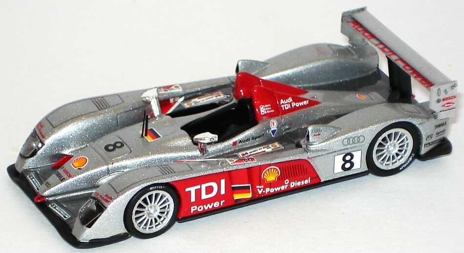 Foto 1:87 Audi R10 TDI 24h von Le Mans 2006 Nr.8 Biela/Pirro/Werner, Siegerfahrzeug Spark 87S004
