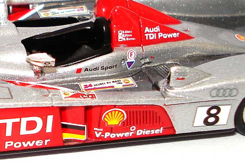 Foto 1:87 Audi R10 TDI 24h von Le Mans 2006 Nr.8 Biela/Pirro/Werner, Siegerfahrzeug Spark 87S004