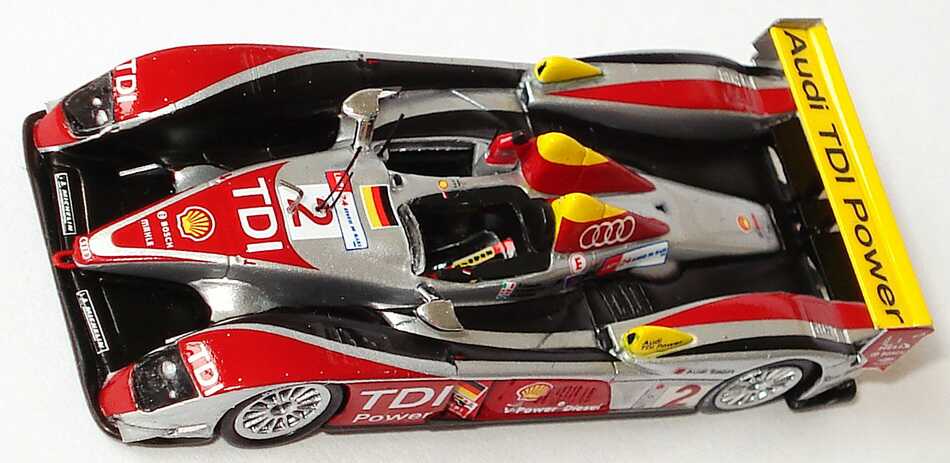 Foto 1:87 Audi R10 TDI 24h von Le Mans 2008 Nr.2, Capello / Kristensen / McNish (Sieger) Spark 87LM08